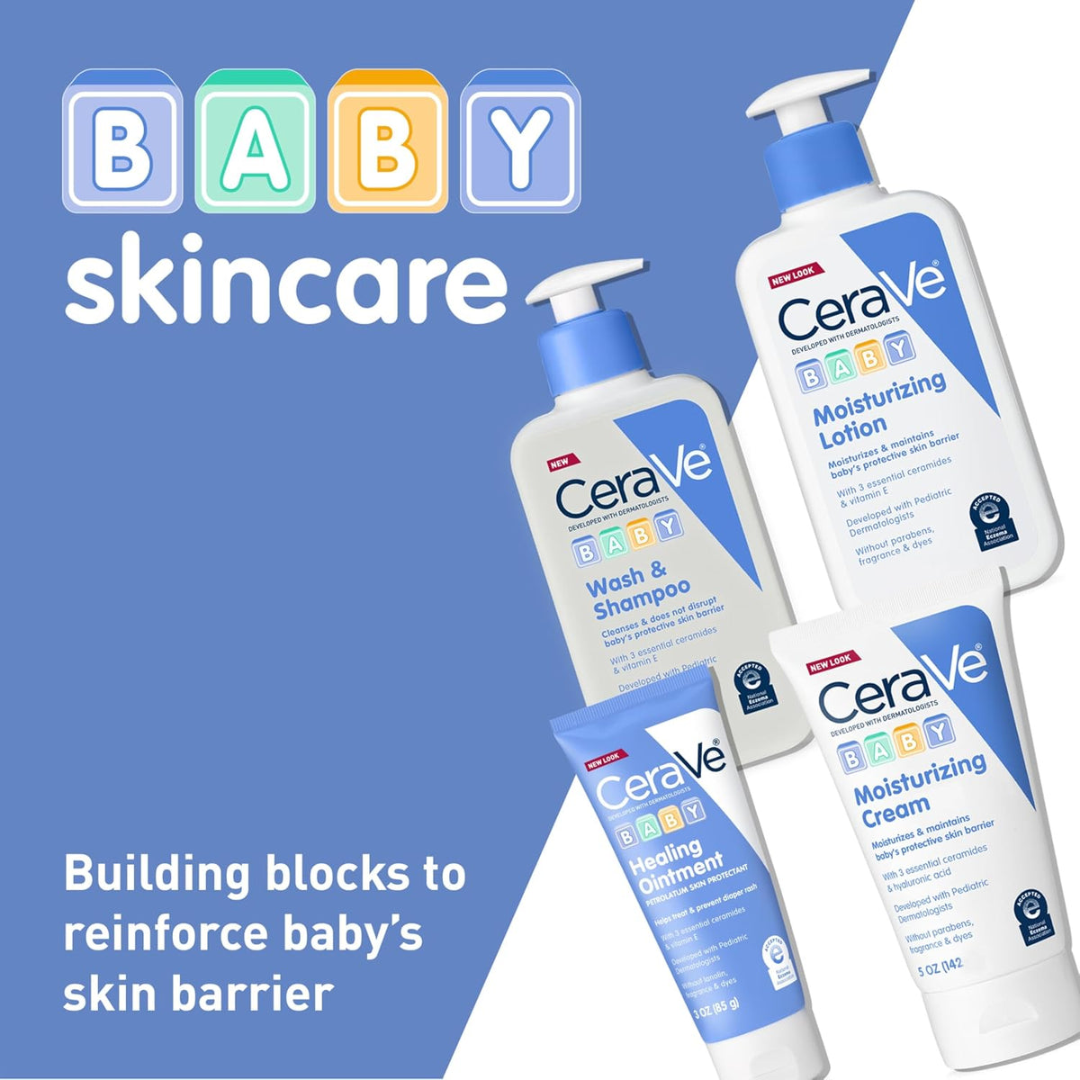 CeraVe Baby Cream. Gentle Moisturizing Cream with Hyaluronic Acid. 5oz | Moisturizes and Protect Skin Barrier with Ceramides. Rich & Non-Greasy Feel. Free Of Fragrance. Paraben. Dye & Phthalates